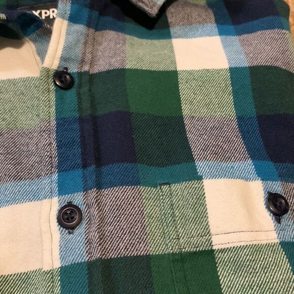 Express flannel button down size xl - Picture 2 of 4